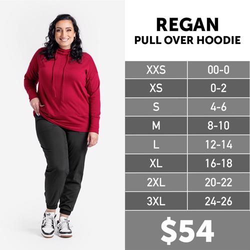 Regan Size Chart